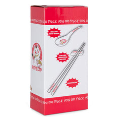 RIPNDIP Lucky Nerm Chopstick And Spoon Set (White)