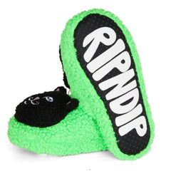 RIPNDIP Lord Jermal Plush Face House Slippers (Green)