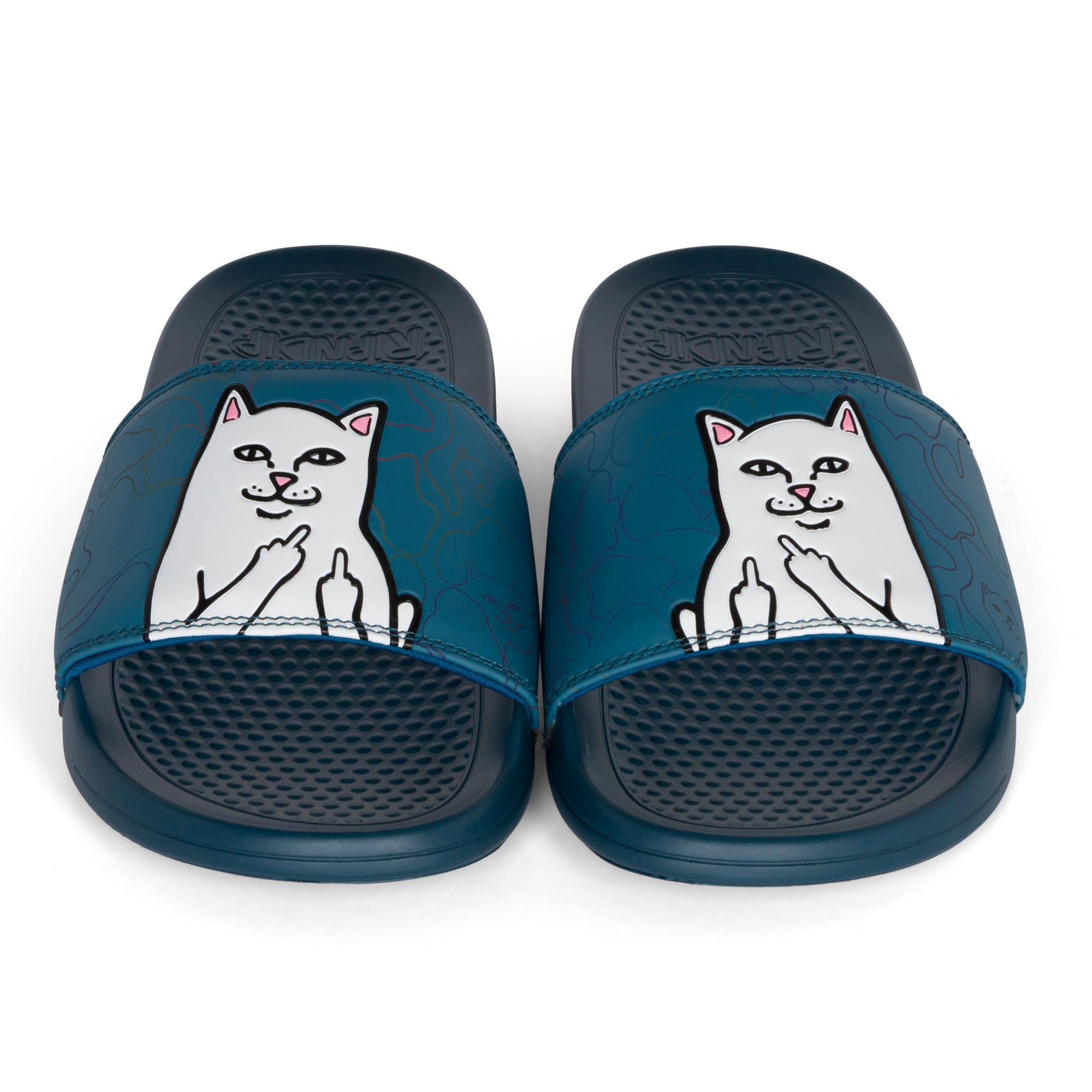 RIPNDIP Lord Nermal Camo Slides (Navy)