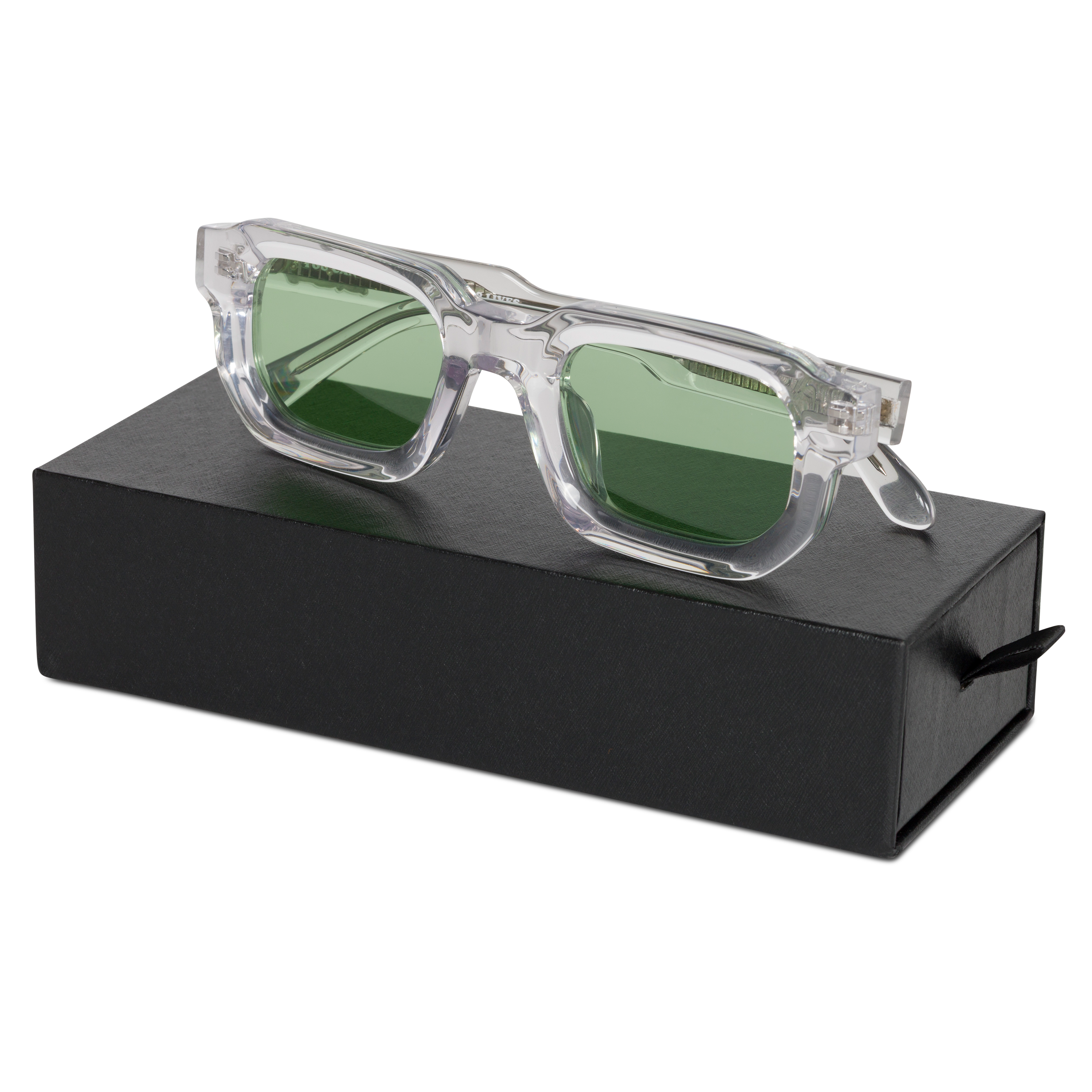 RIPNDIP Catstanza Sunglasses (Clear / Light Olive)
