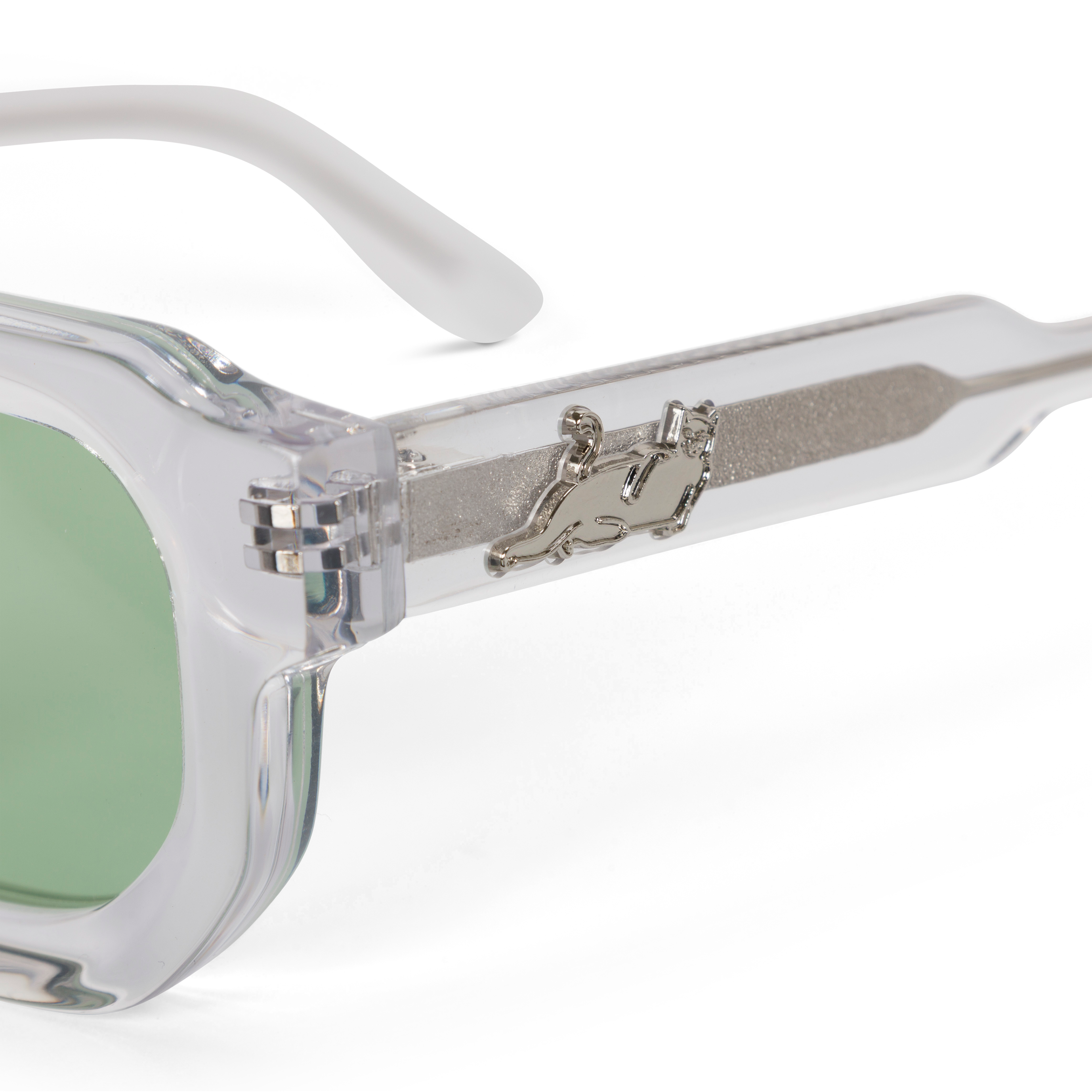 RIPNDIP Catstanza Sunglasses (Clear / Light Olive)