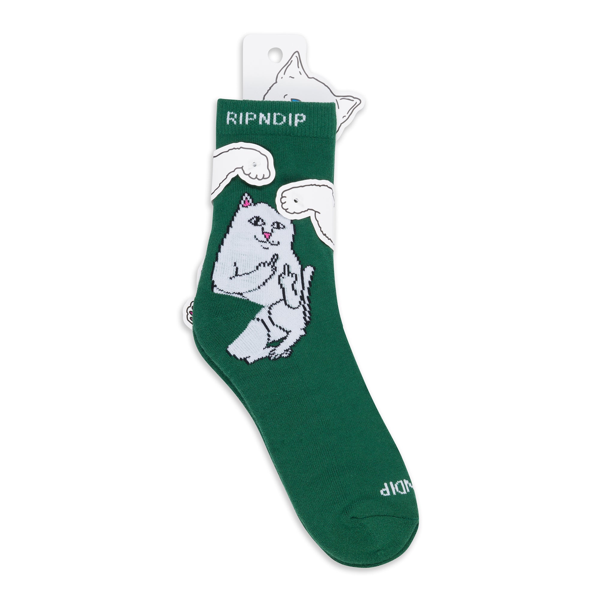 RIPNDIP Lord Nermal Mid Socks (Olive)
