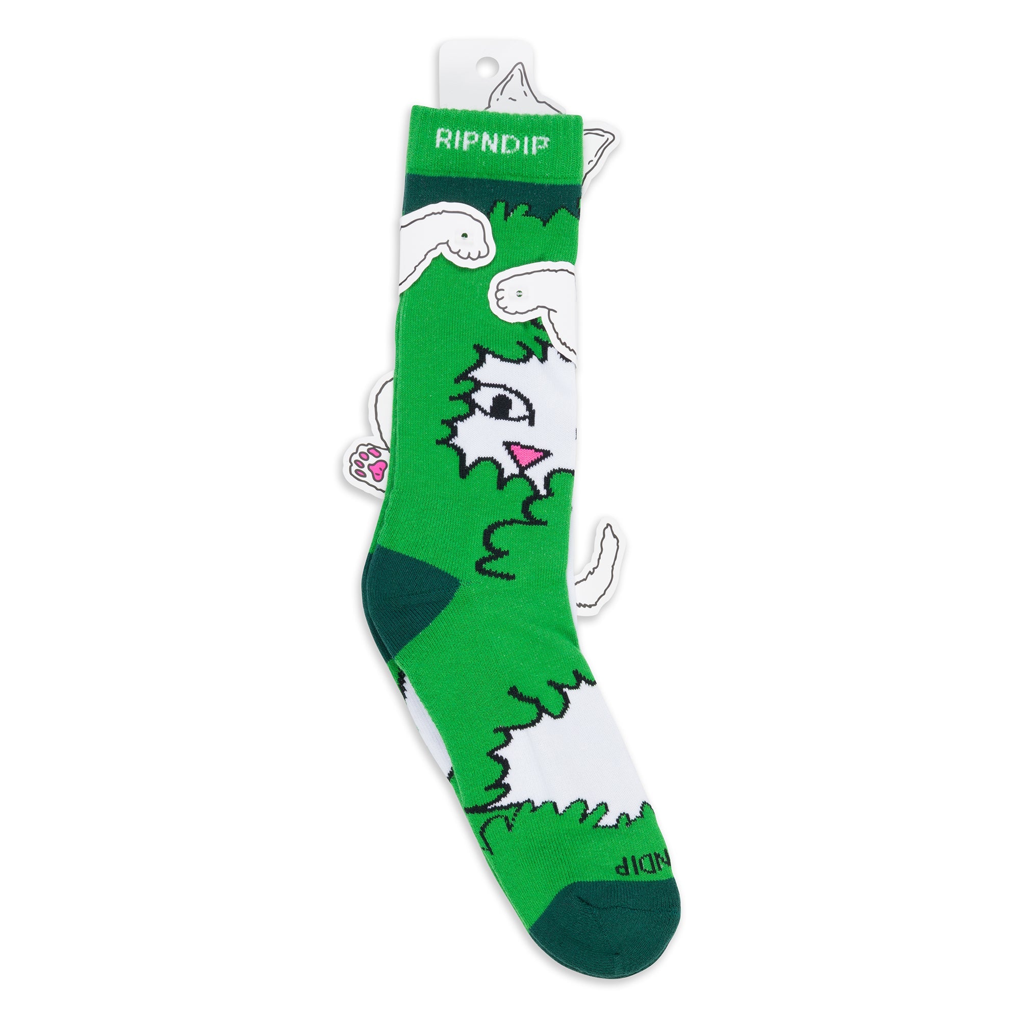RIPNDIP Imma Head Out Socks (Green)
