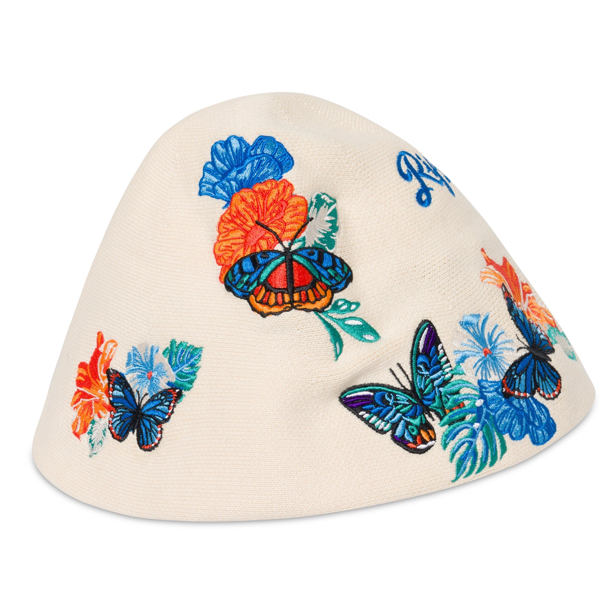 RIPNDIP Los Ripndip Crochet Bucket Hat (Off White)