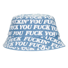 RIPNDIP Fuckin Fuck Bucket Hat (Medium Wash)