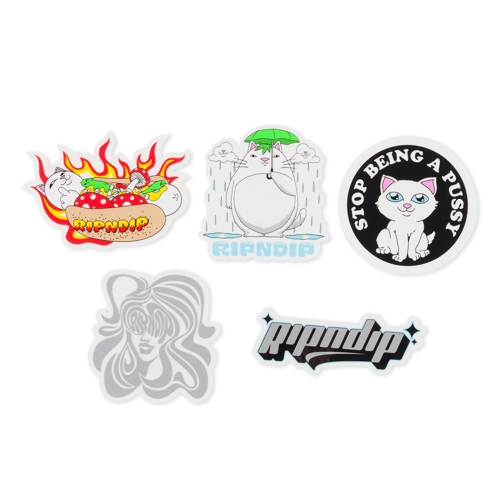 RIPNDIP Glizzy Sticker Pack (Multi)