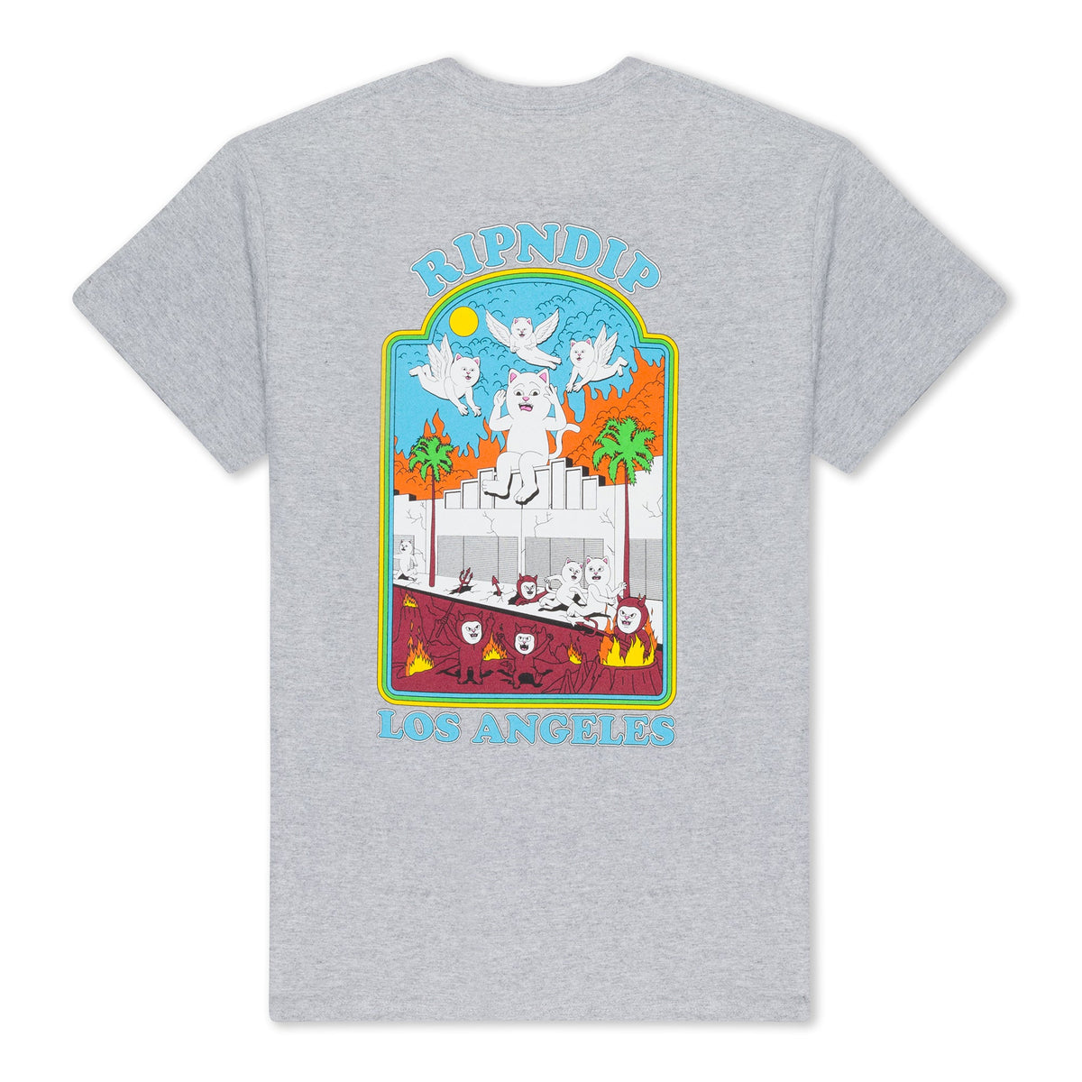 RIPNDIP Heaven On Earth Tee (Ash Heather)