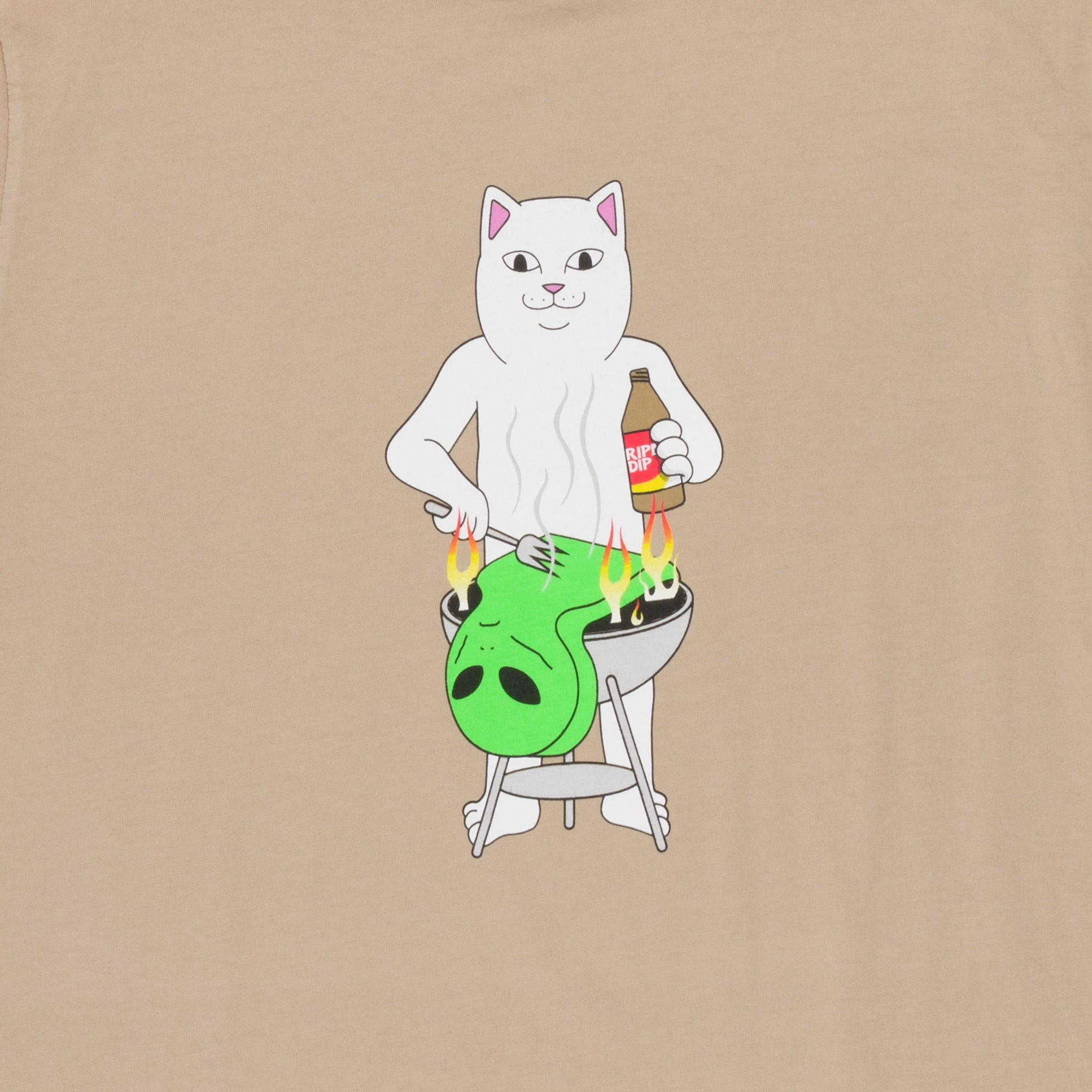 RIPNDIP BBQ Day Tee (Almond)