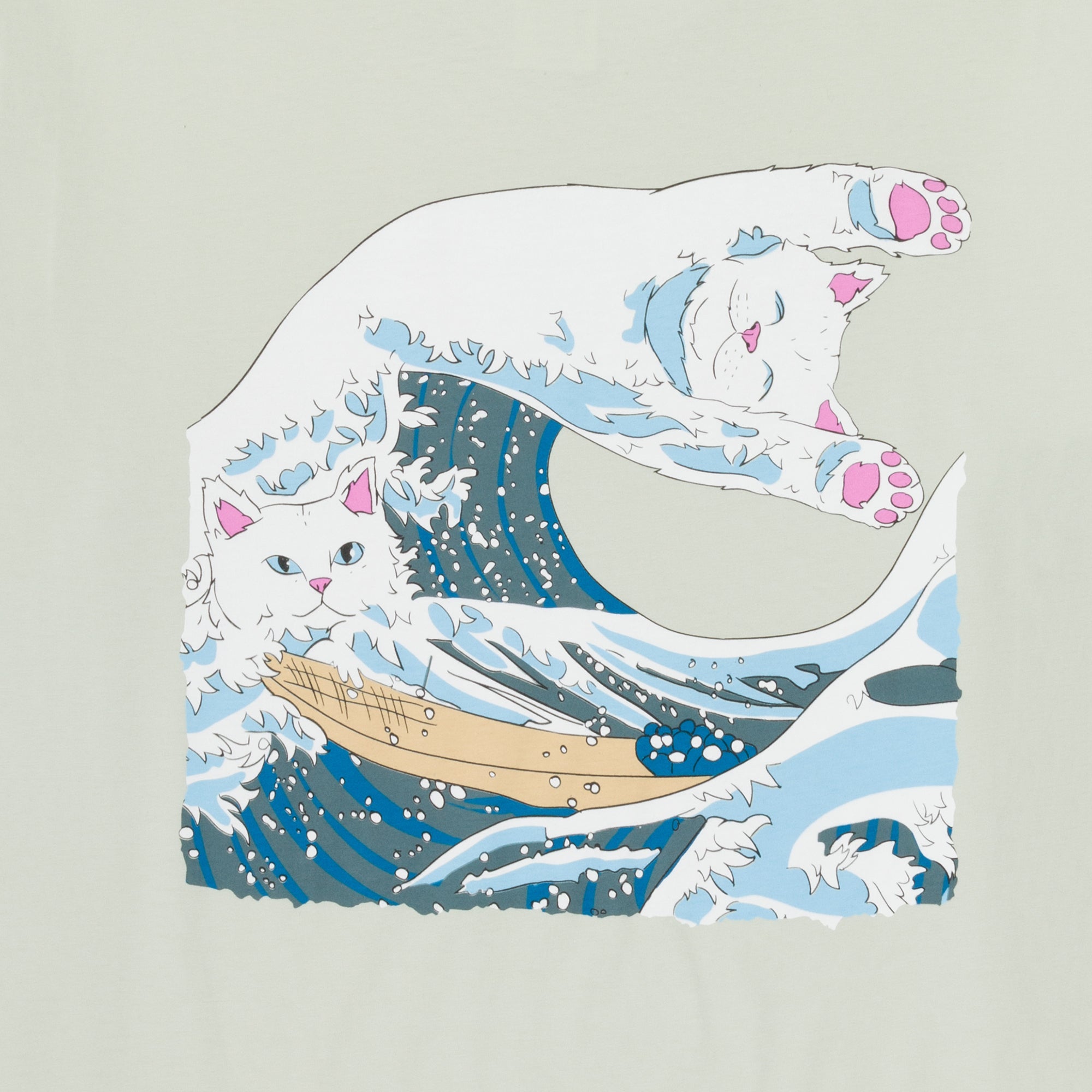 RIPNDIP Great Wave Tee (Sage)
