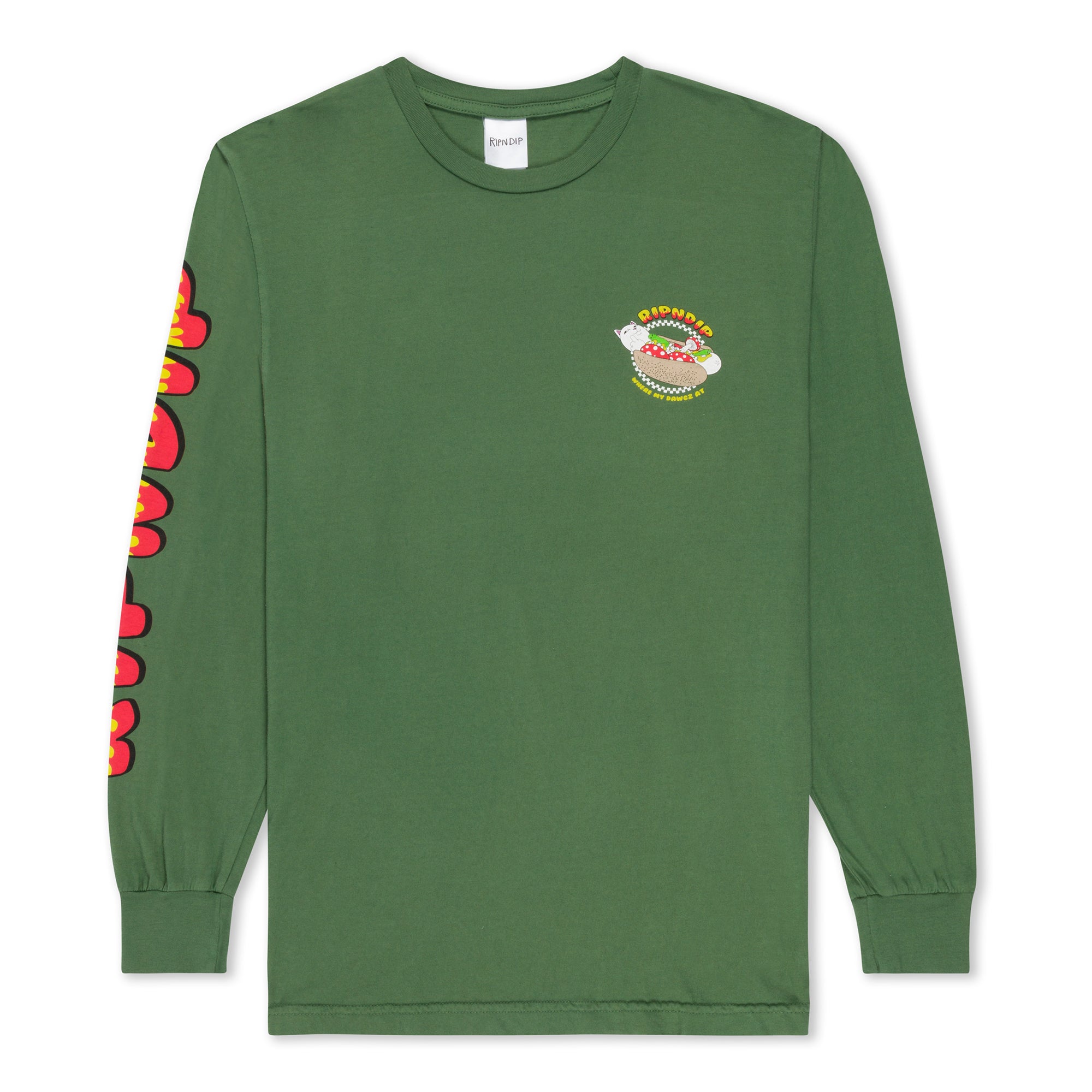 RIPNDIP Glizzy Long Sleeve (Olive)