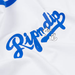 385429 Los Ripndip Cropped Ringer Tee (White)