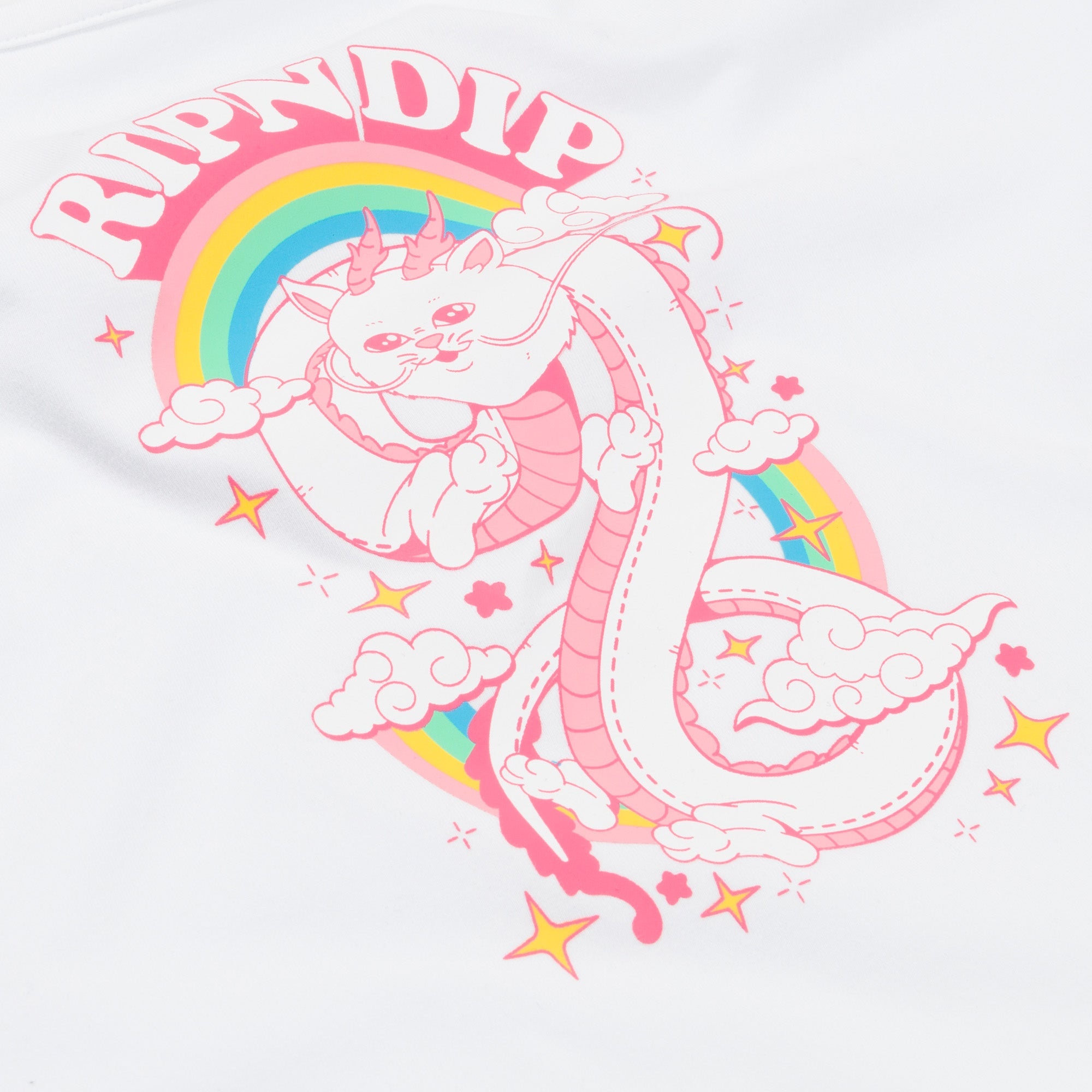 RIPNDIP Fantasy Nerm Cropped Cami Tank Top (White)