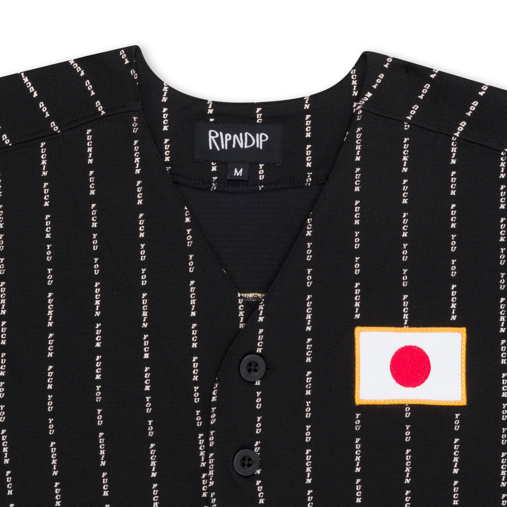 RIPNDIP Ripndip JPN Baseball Jersey (Black)