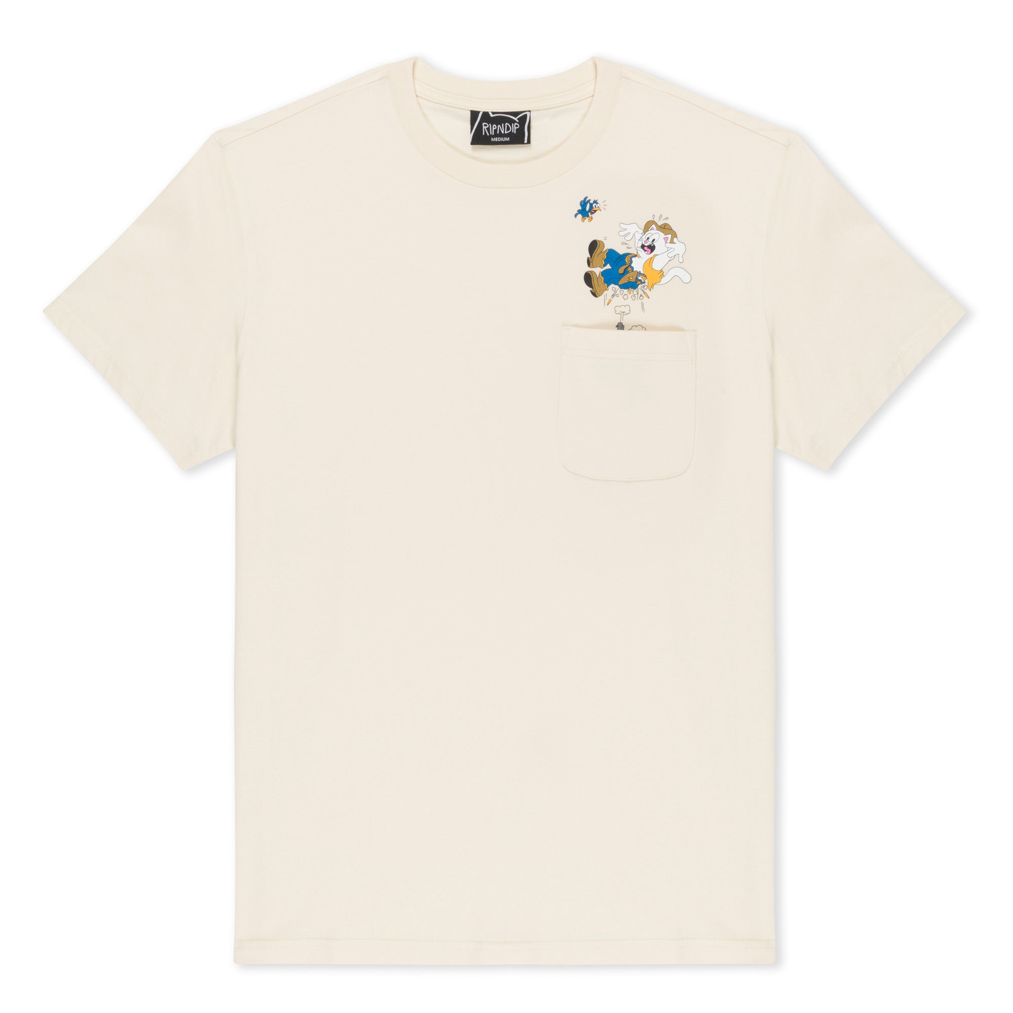 RIPNDIP Pew Pew Pocket Tee (Natural)