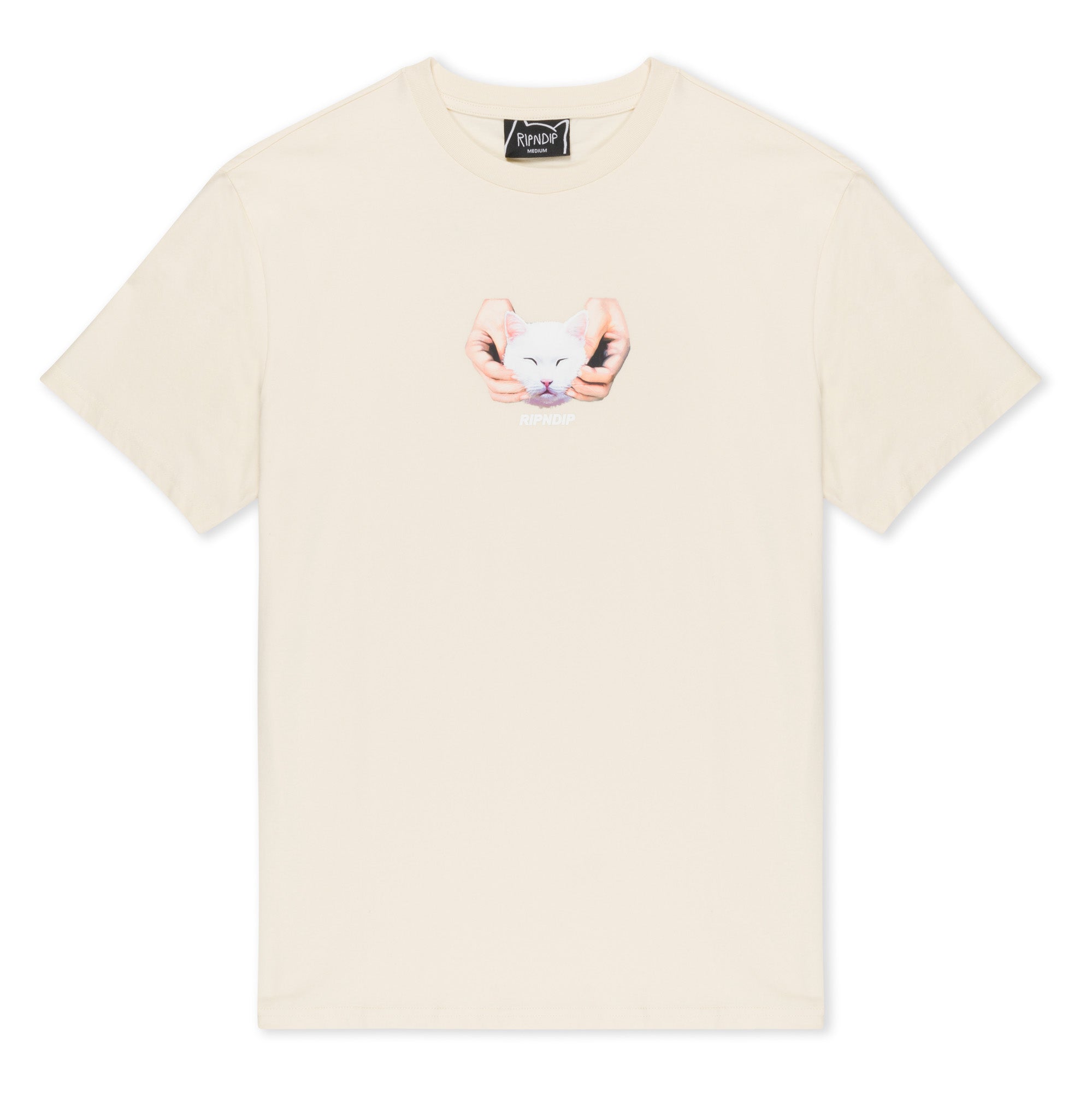 RIPNDIP Happy Kitty Tee (Natural)