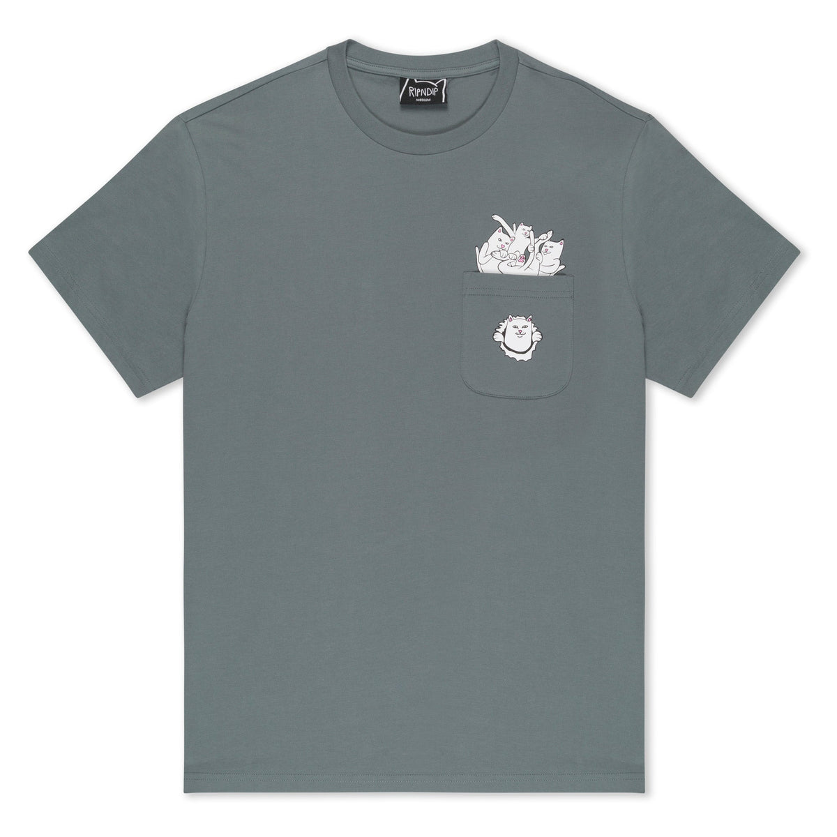 RIPNDIP Nermaniac Pocket Tee (Charcoal)