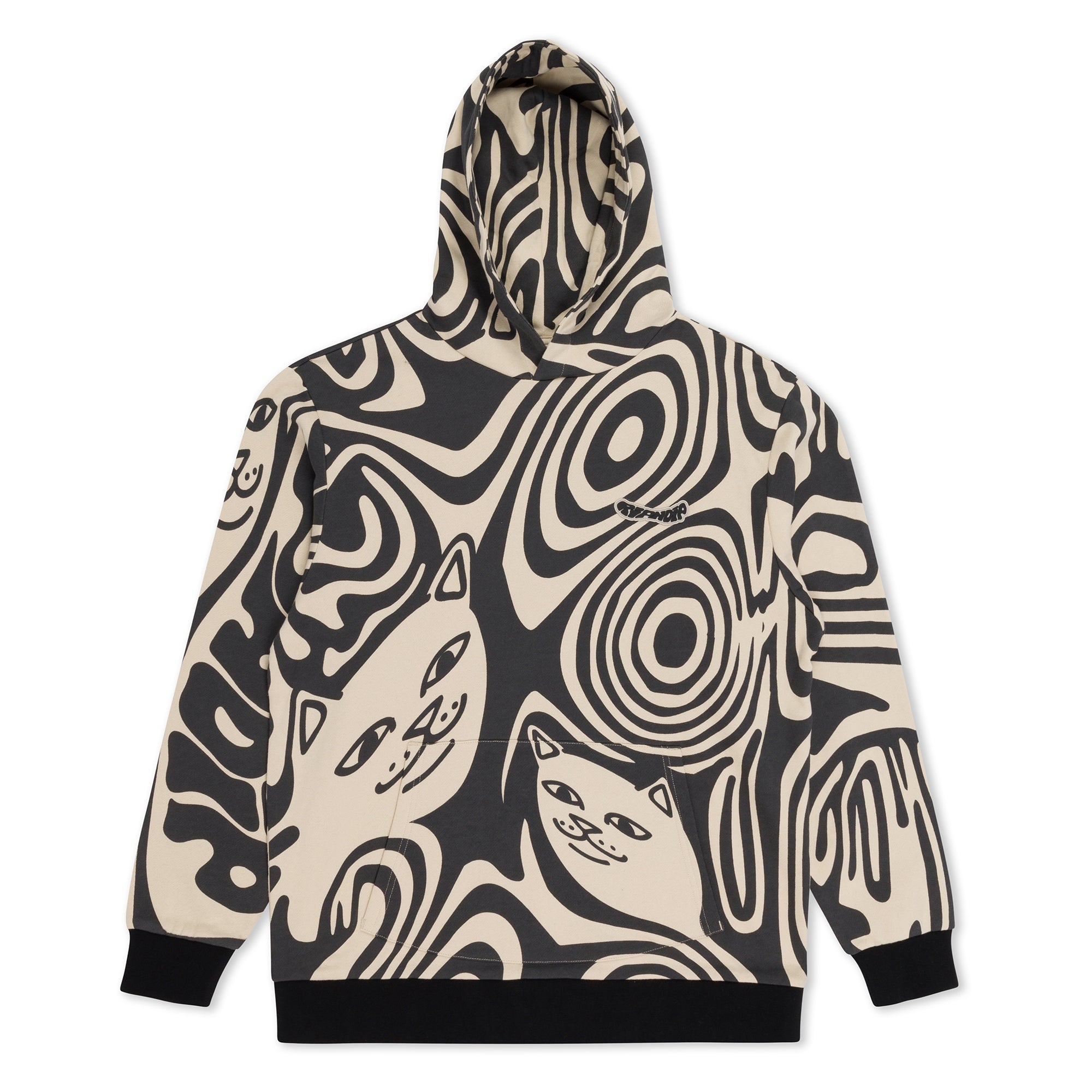 RIPNDIP Hypnotic Hoodie (Black/Cream)