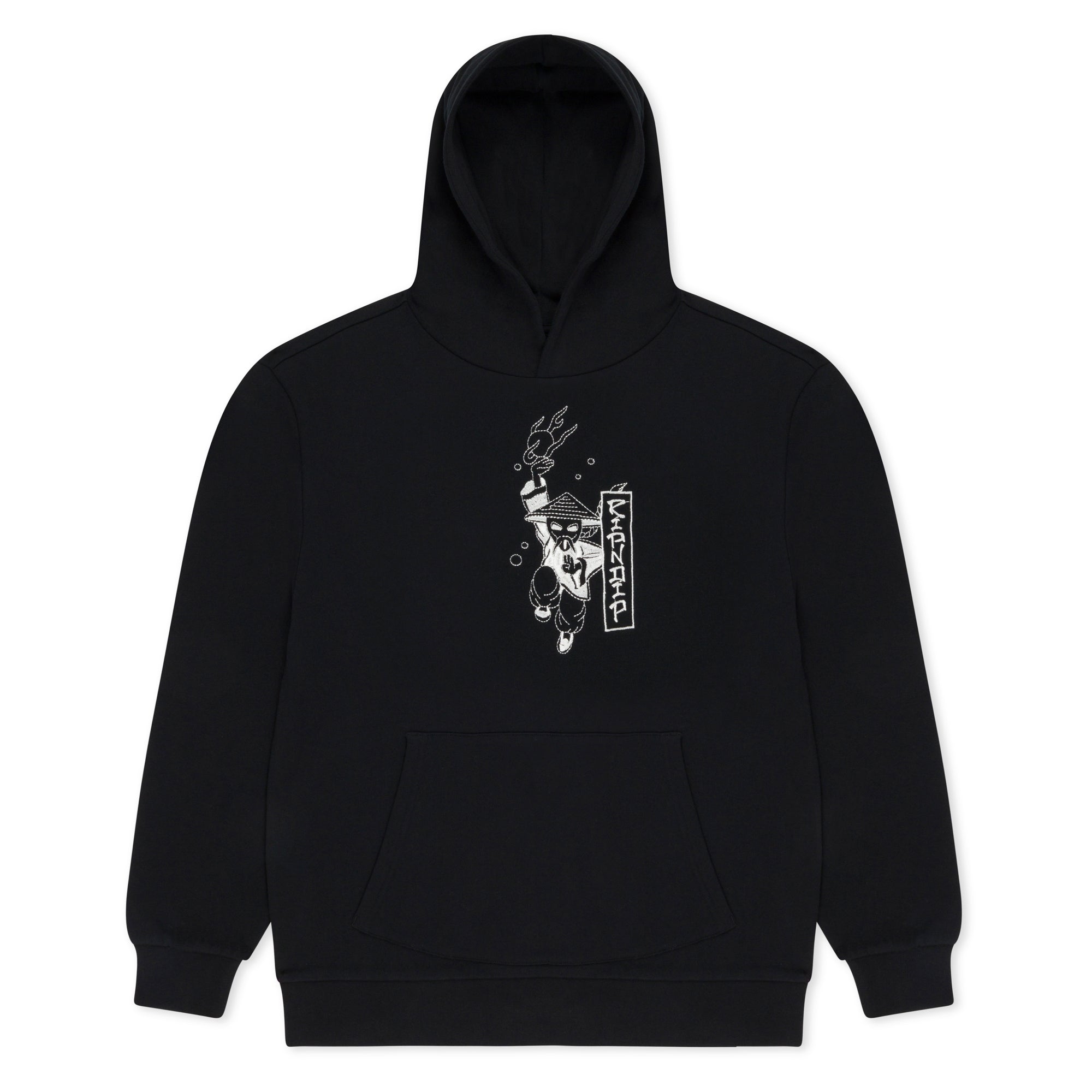 RIPNDIP Ryu Embroidered Hoodie (Black)