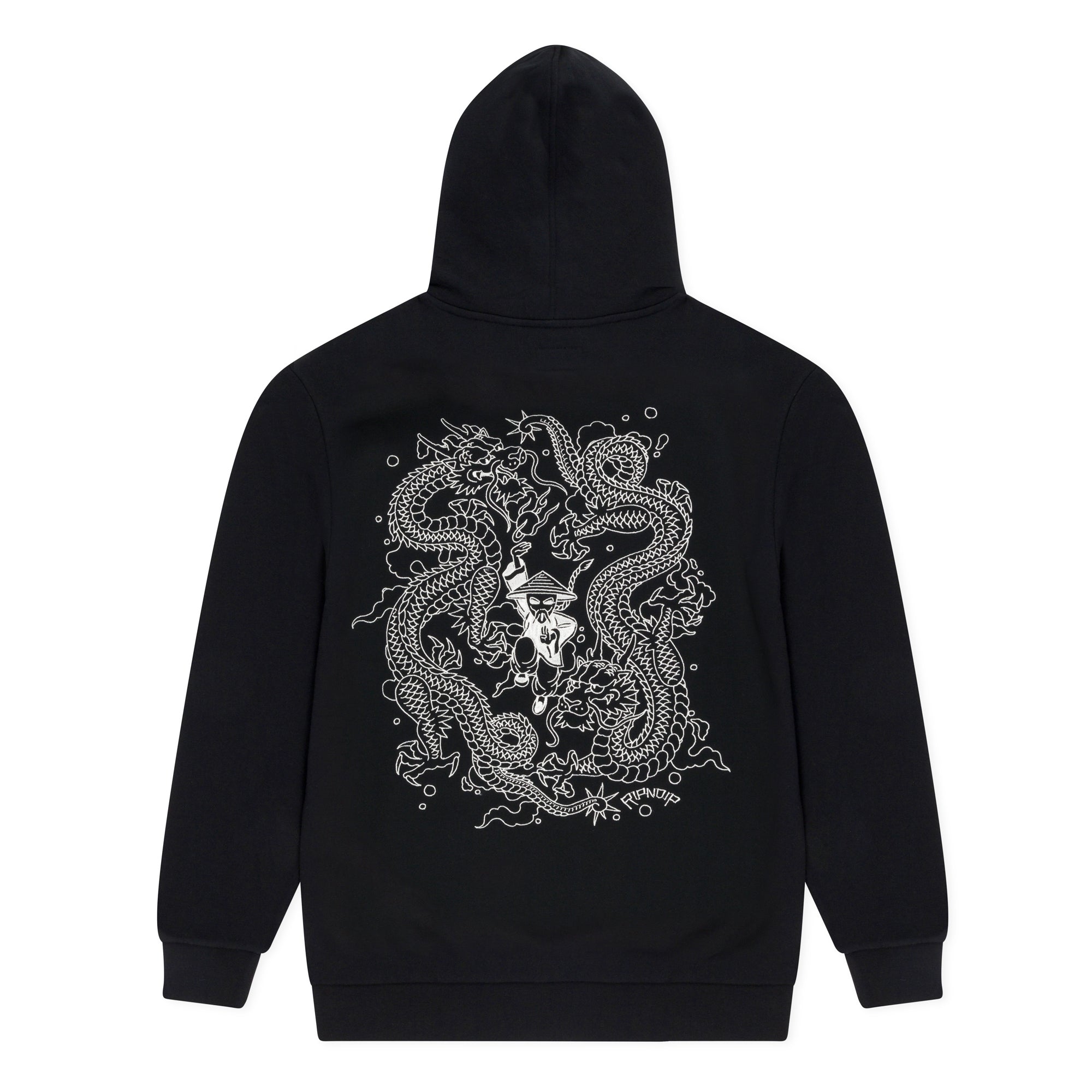 RIPNDIP Ryu Embroidered Hoodie (Black)