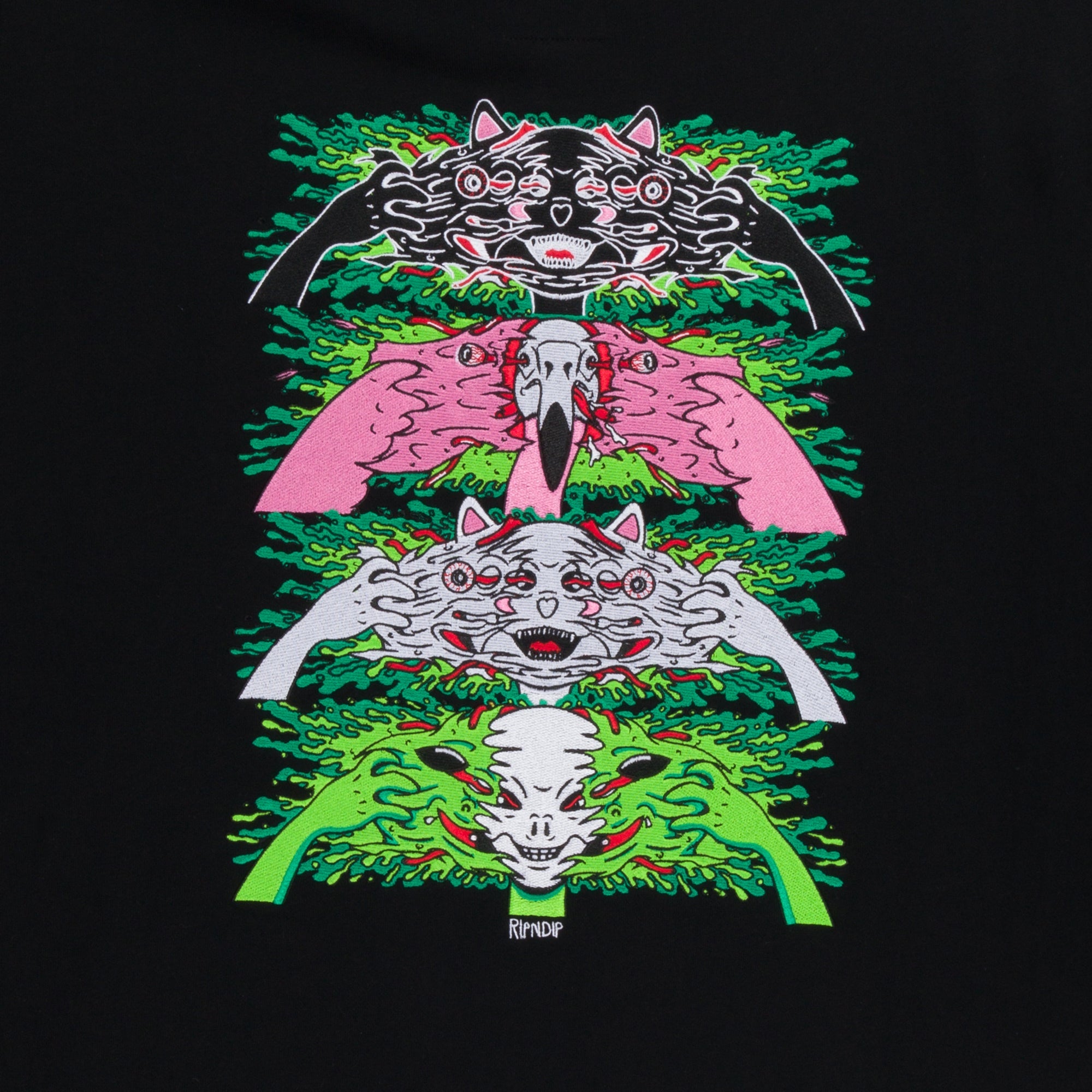 RIPNDIP Skull Face Hoodie (Black)