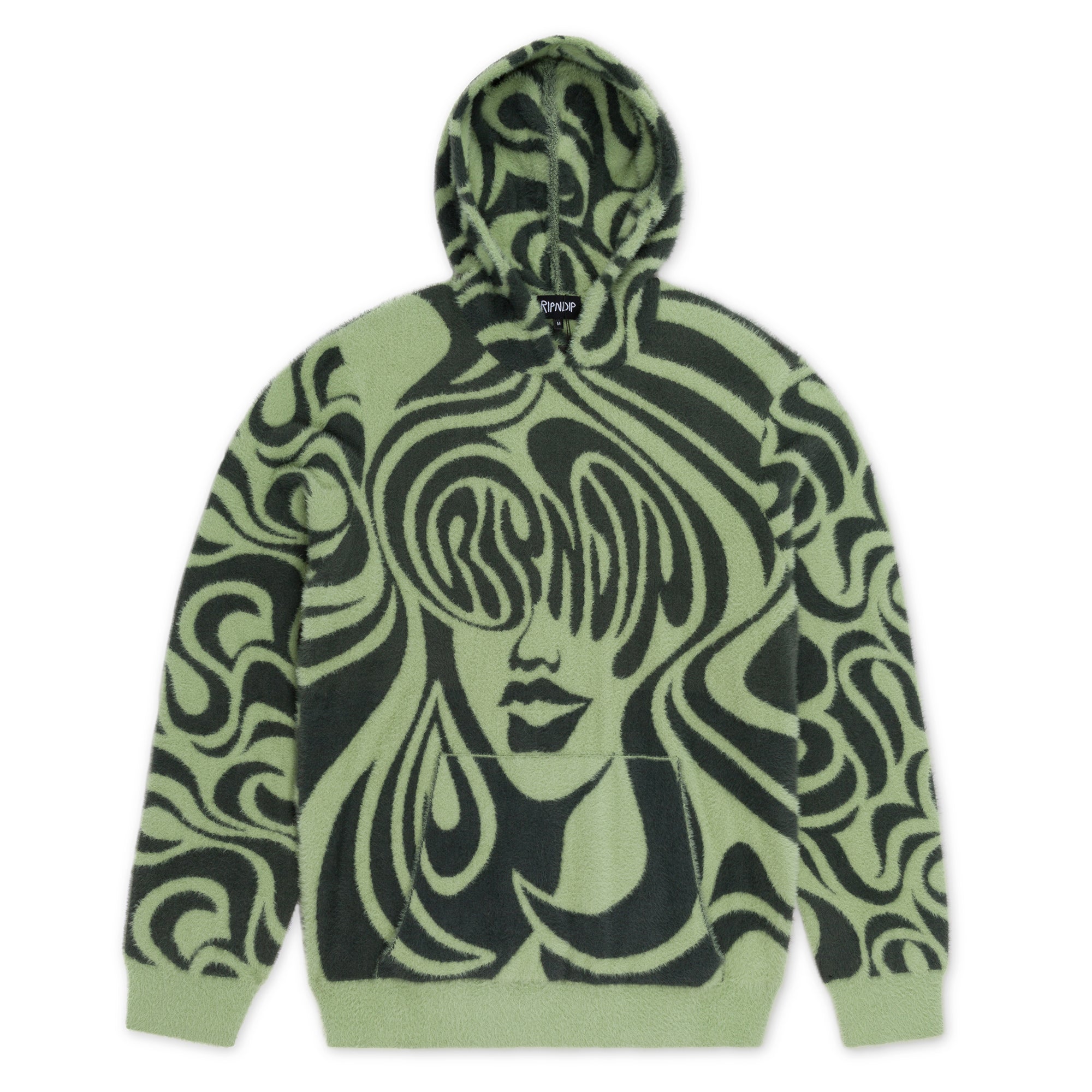 368222 Beautiful Fomo Mohair Hoodie (Pistachio)