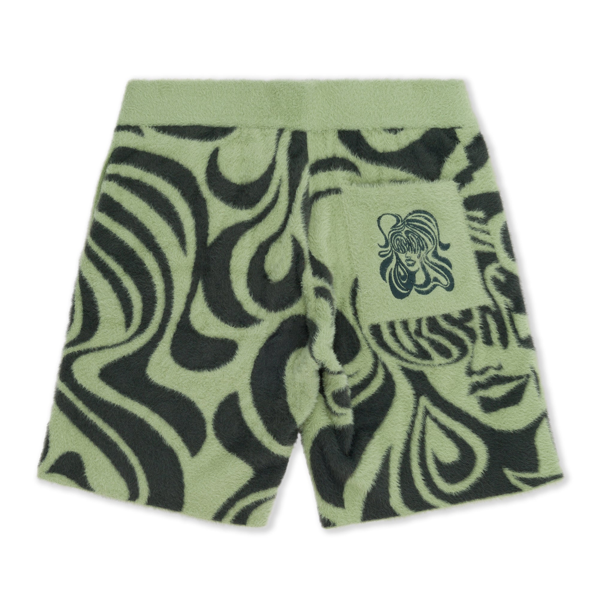 RIPNDIP Beautiful Fomo Mohair Shorts (Pistachio)