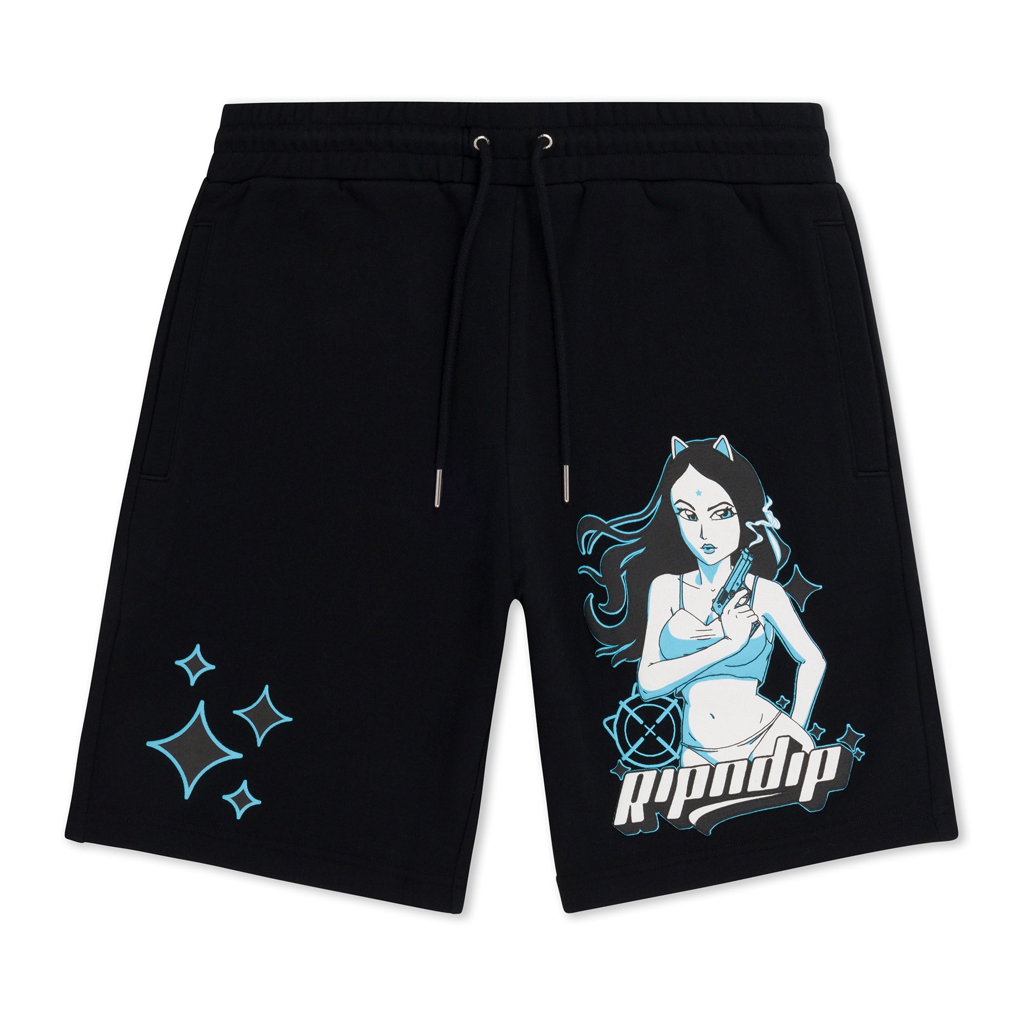 RIPNDIP Desperado Sweatshorts (Black)