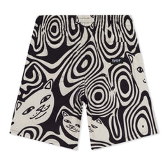 RIPNDIP Hypnotic Swim Shorts (Black/Cream)