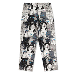 RIPNDIP Family Tree Wide Leg Pants (Black)