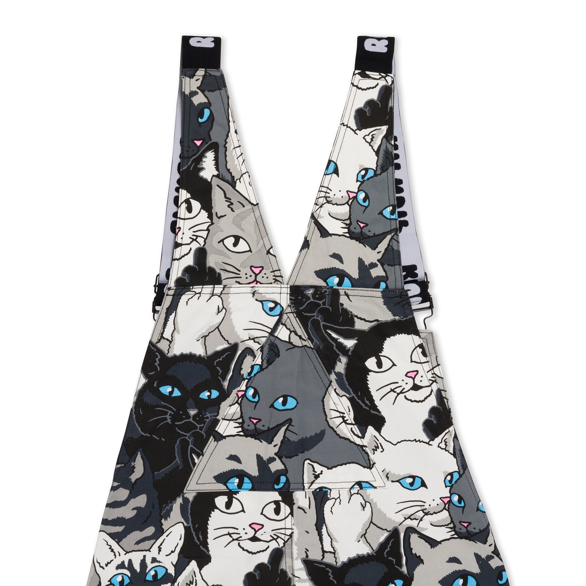 RIPNDIP Family Tree Twill Overalls (Black)