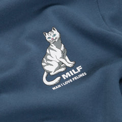 RIPNDIP Man I Love Felines Hoodie (Storm Blue)