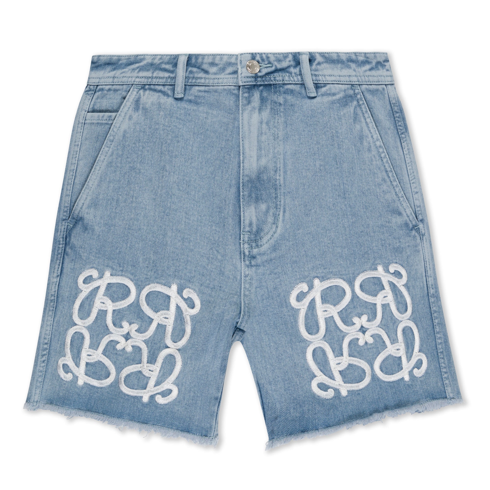 RIPNDIP Ranagram Denim Shorts (Medium Wash)