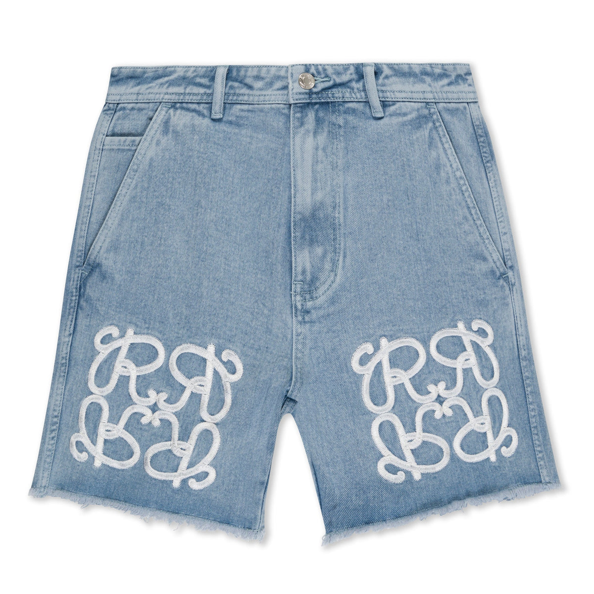 RIPNDIP Ranagram Denim Shorts (Medium Wash)