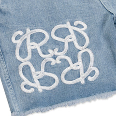 RIPNDIP Ranagram Denim Shorts (Medium Wash)