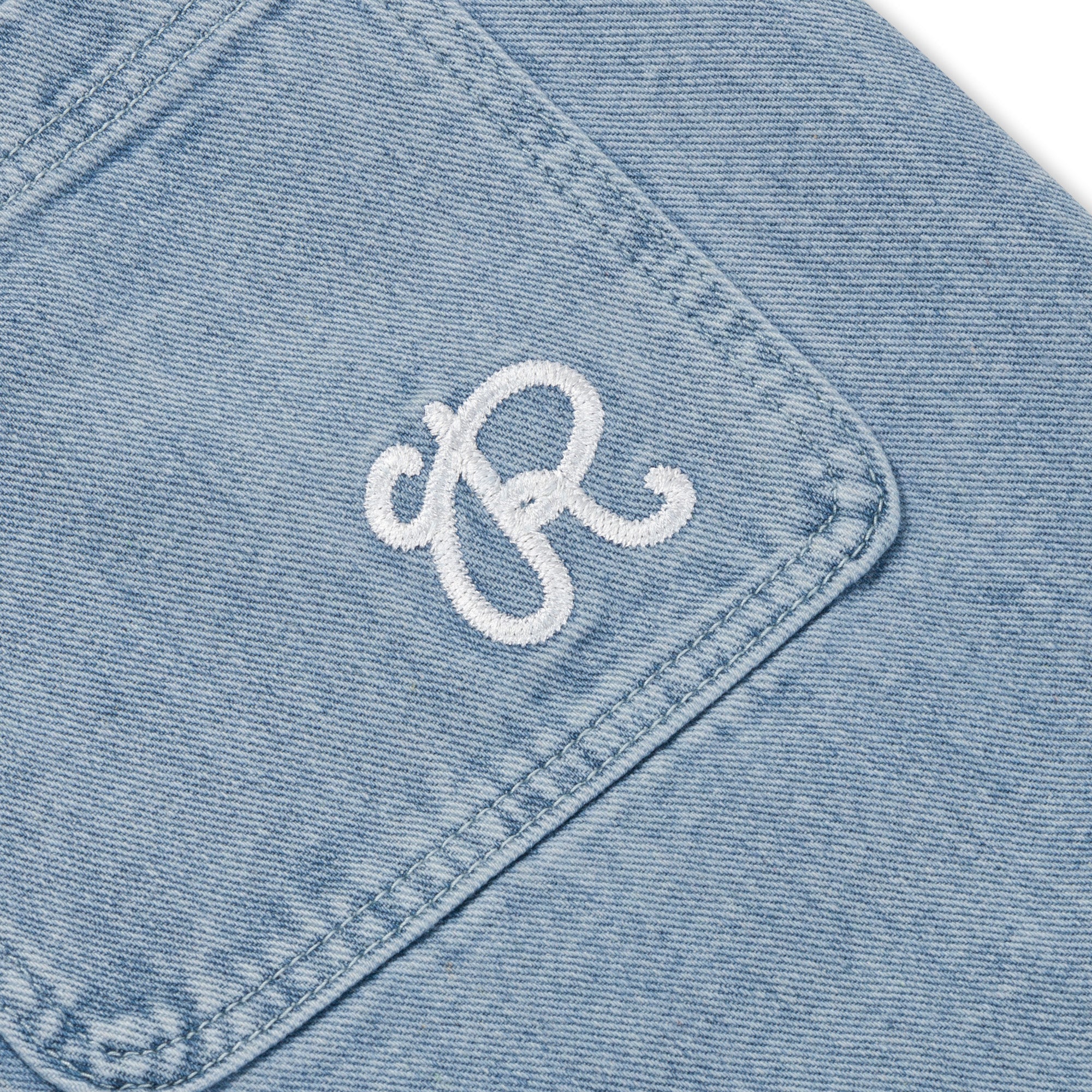 RIPNDIP Ranagram Denim Shorts (Medium Wash)