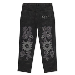 RIPNDIP Space Garden Pants (Black Vintage Wash)