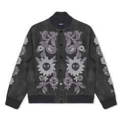 RIPNDIP Space Garden Varsity Jacket (Black)