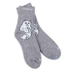RIPNDIP Lord Nermal Mid Socks (Charcoal Heather)