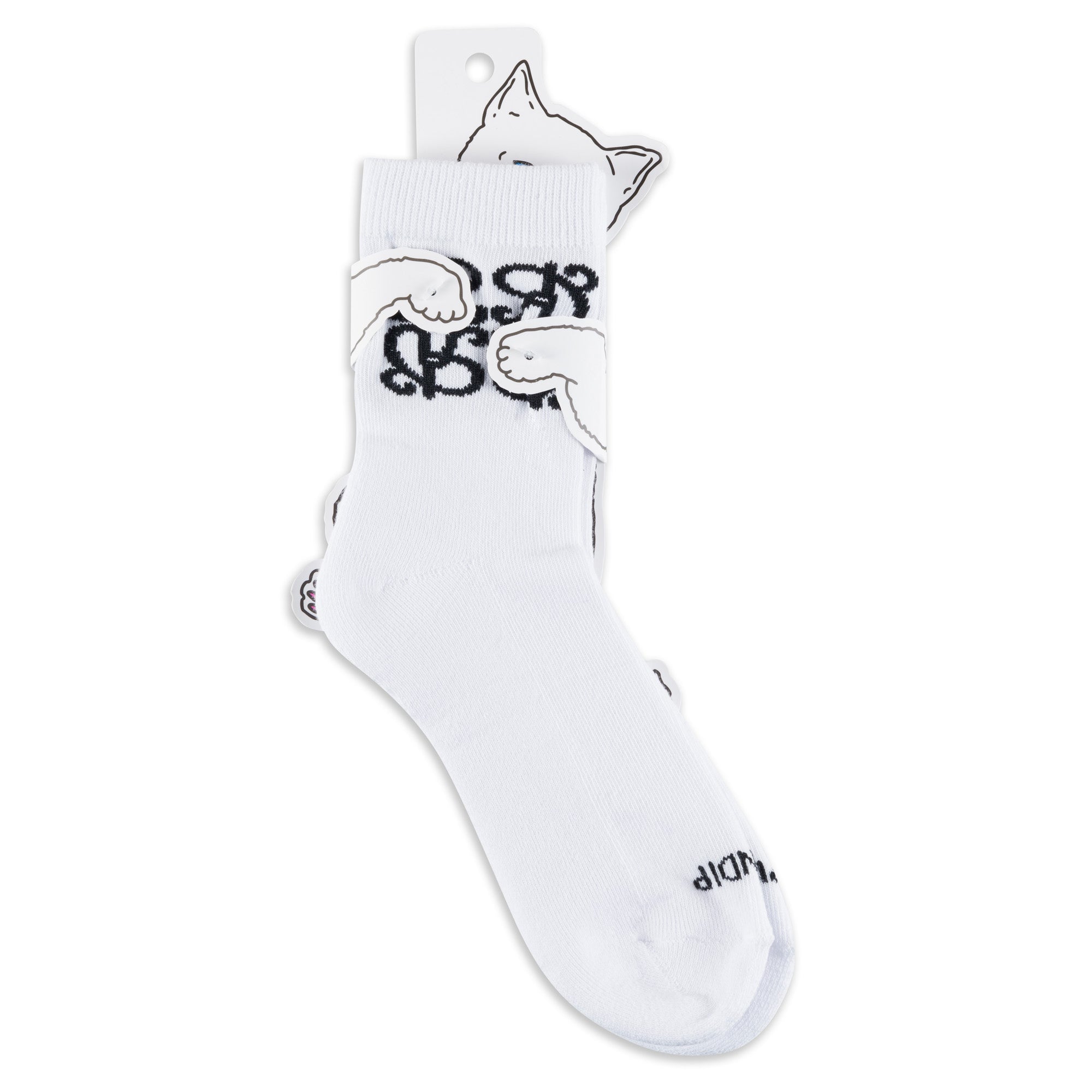 RIPNDIP Ranagram Mid Socks (White)