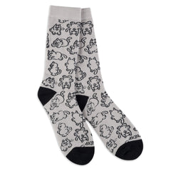 RIPNDIP Nermie Buddies Socks (Heather Grey)