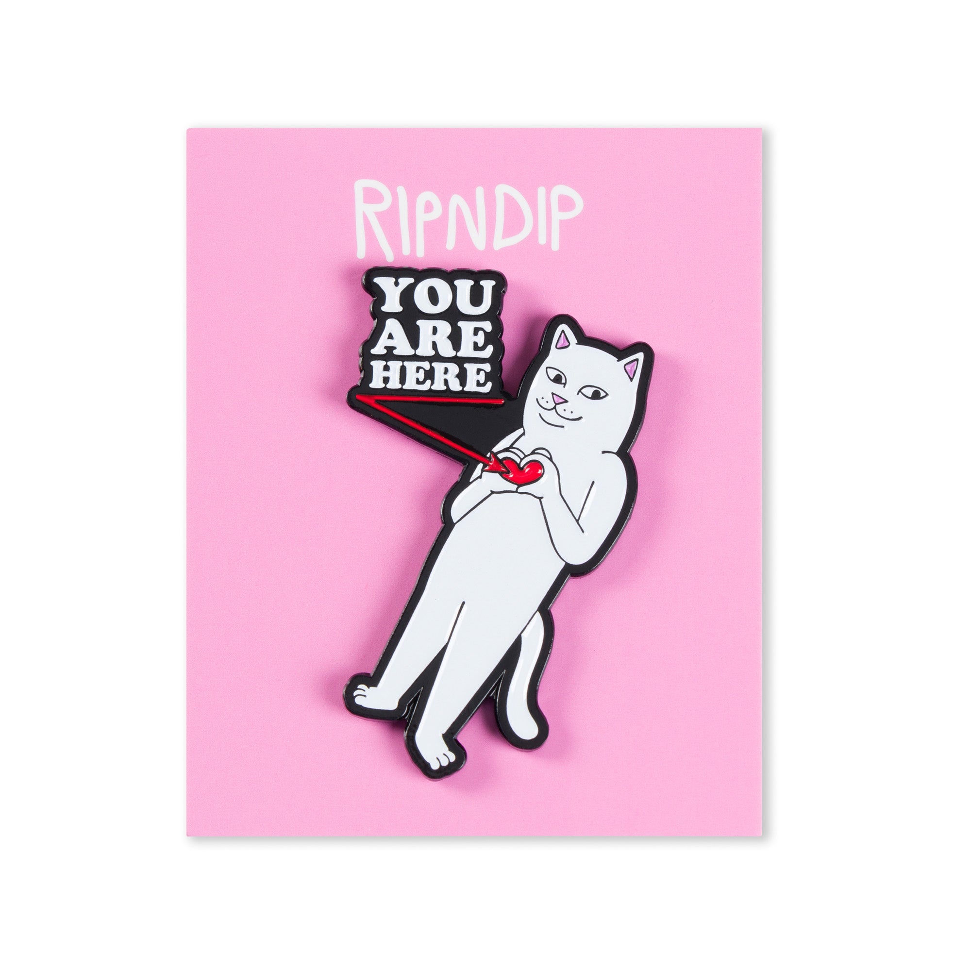 RIPNDIP You Are Here Pin (Multi)