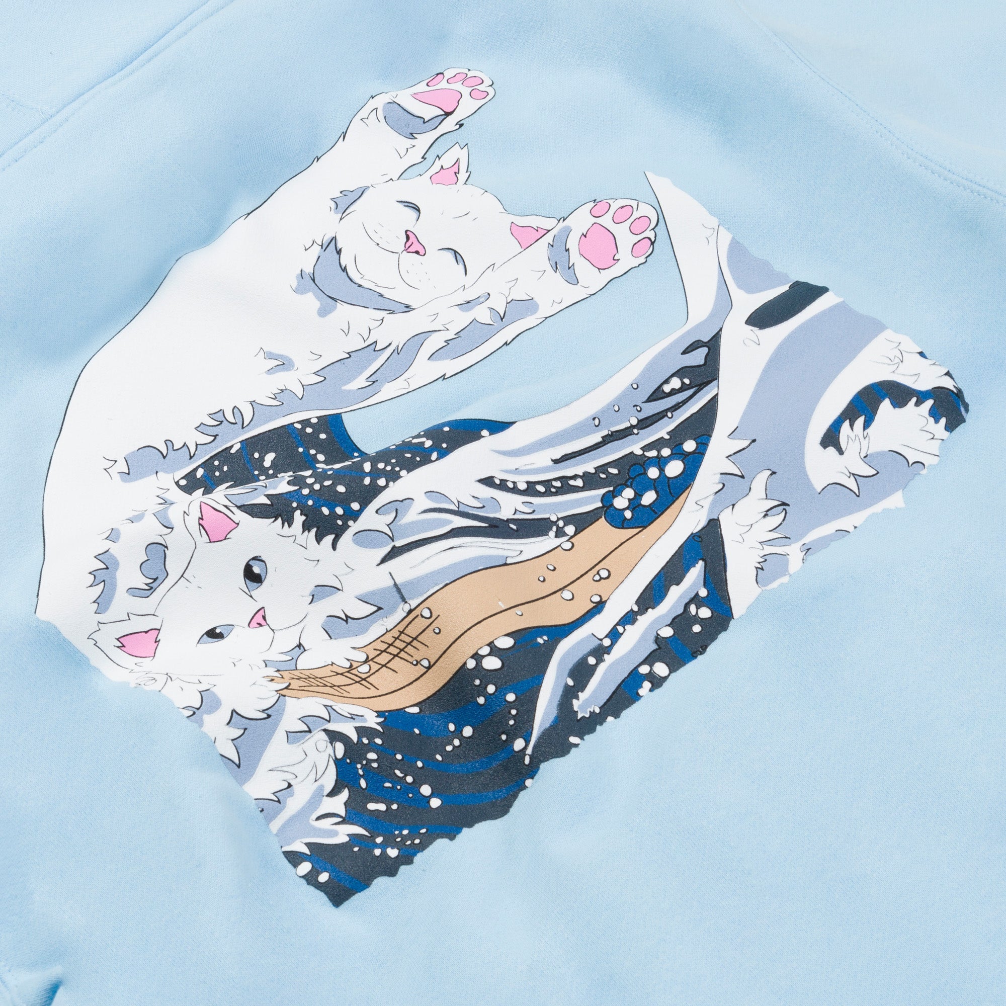 RipNDip The Great Wave Of Nerm Hoodie (Powder Blue)