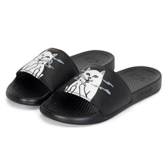 RIPNDIP Lord Smokey Slides (Black)