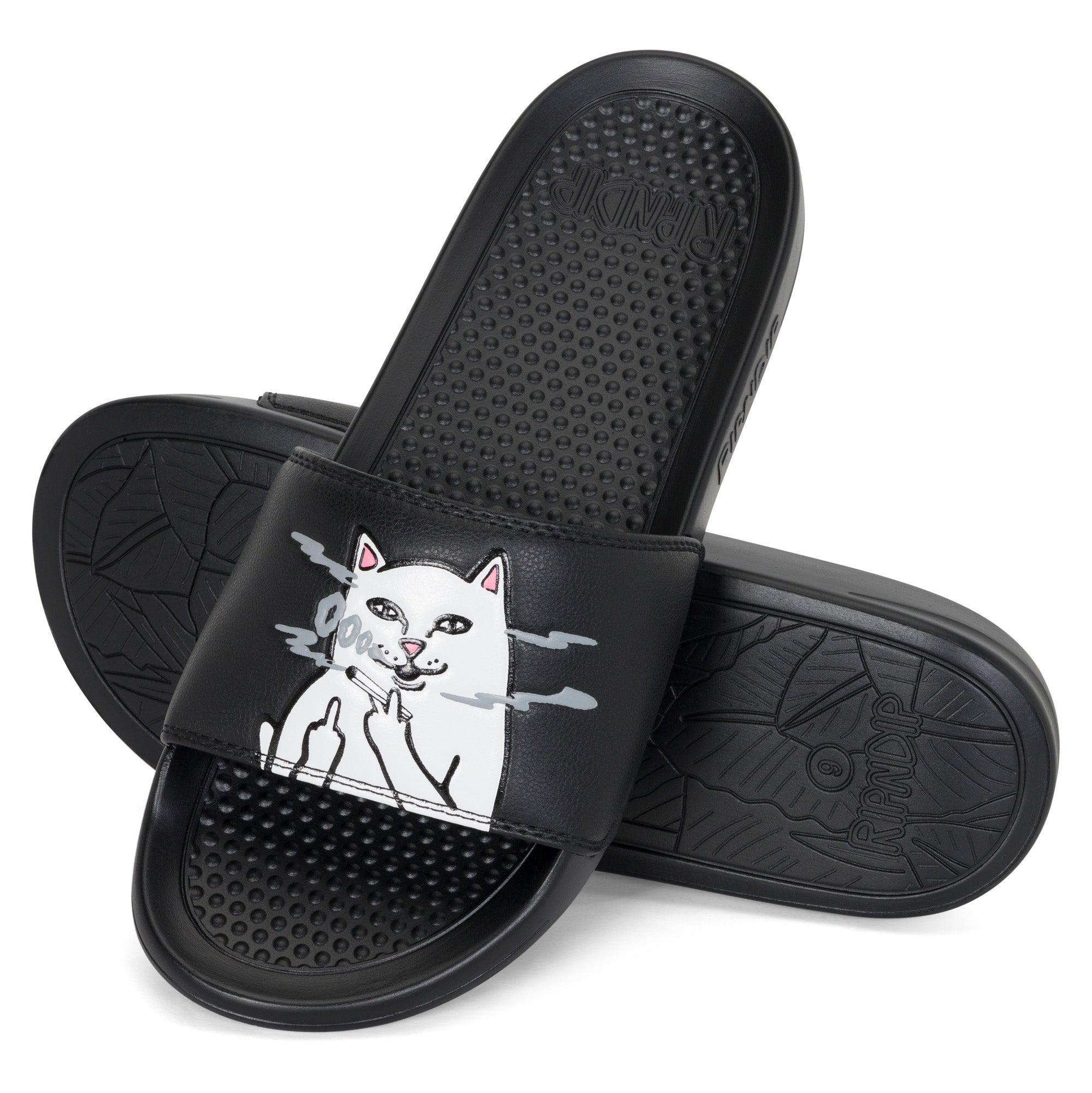 RIPNDIP Lord Smokey Slides (Black)