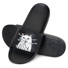 RIPNDIP Lord Smokey Slides (Black)