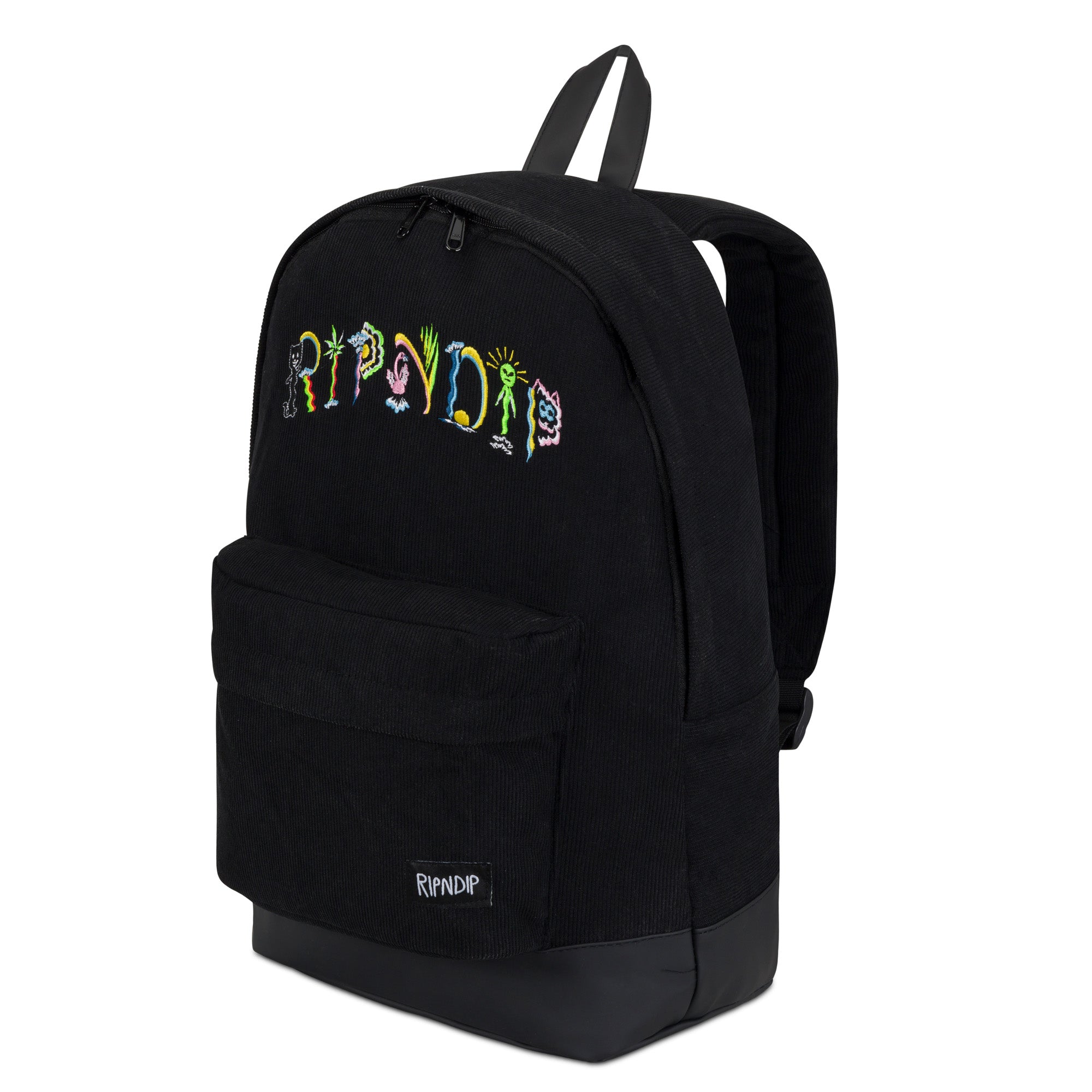 RIPNDIP Venice Corduroy Backpack (Black)