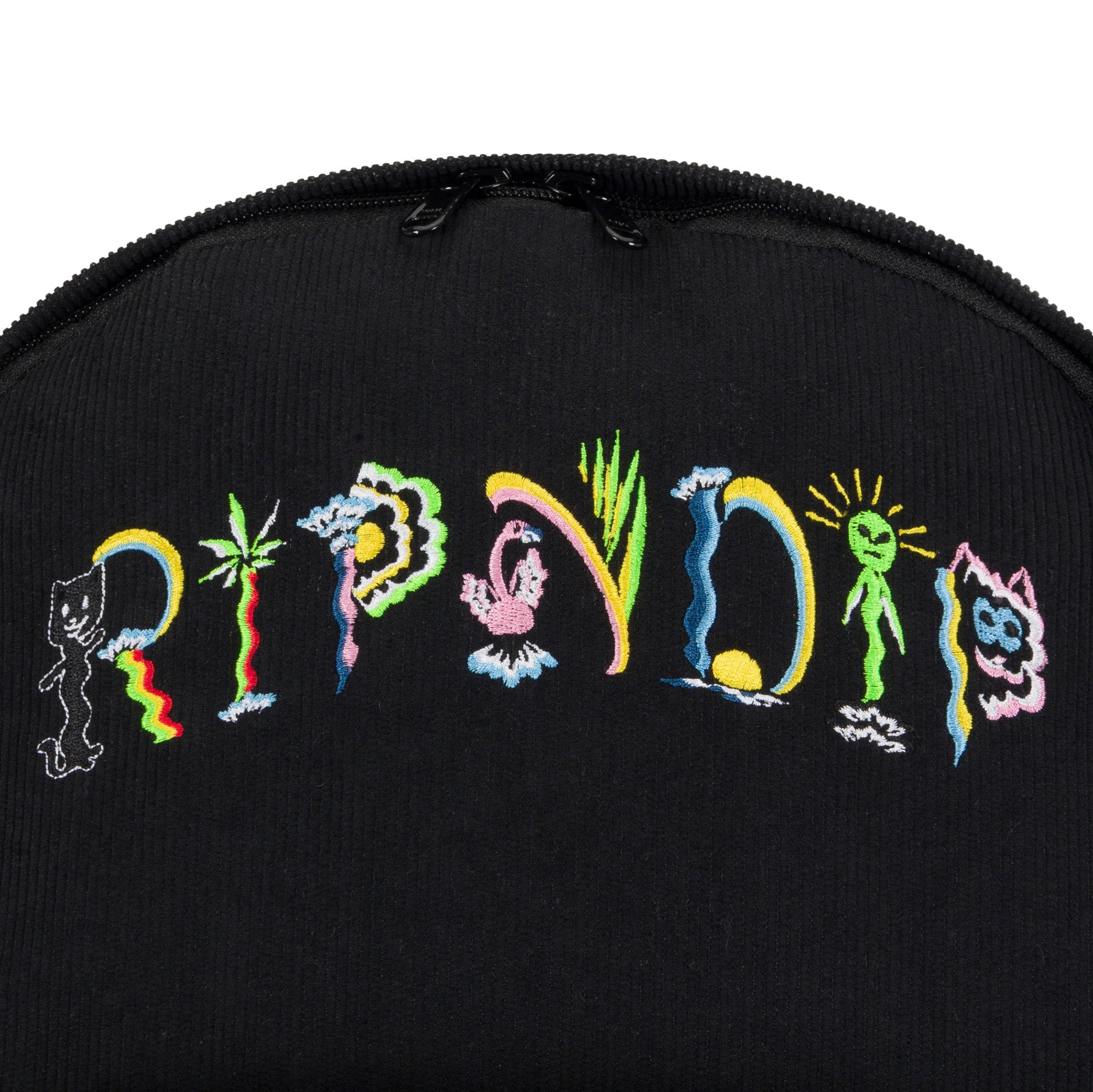 RIPNDIP Venice Corduroy Backpack (Black)