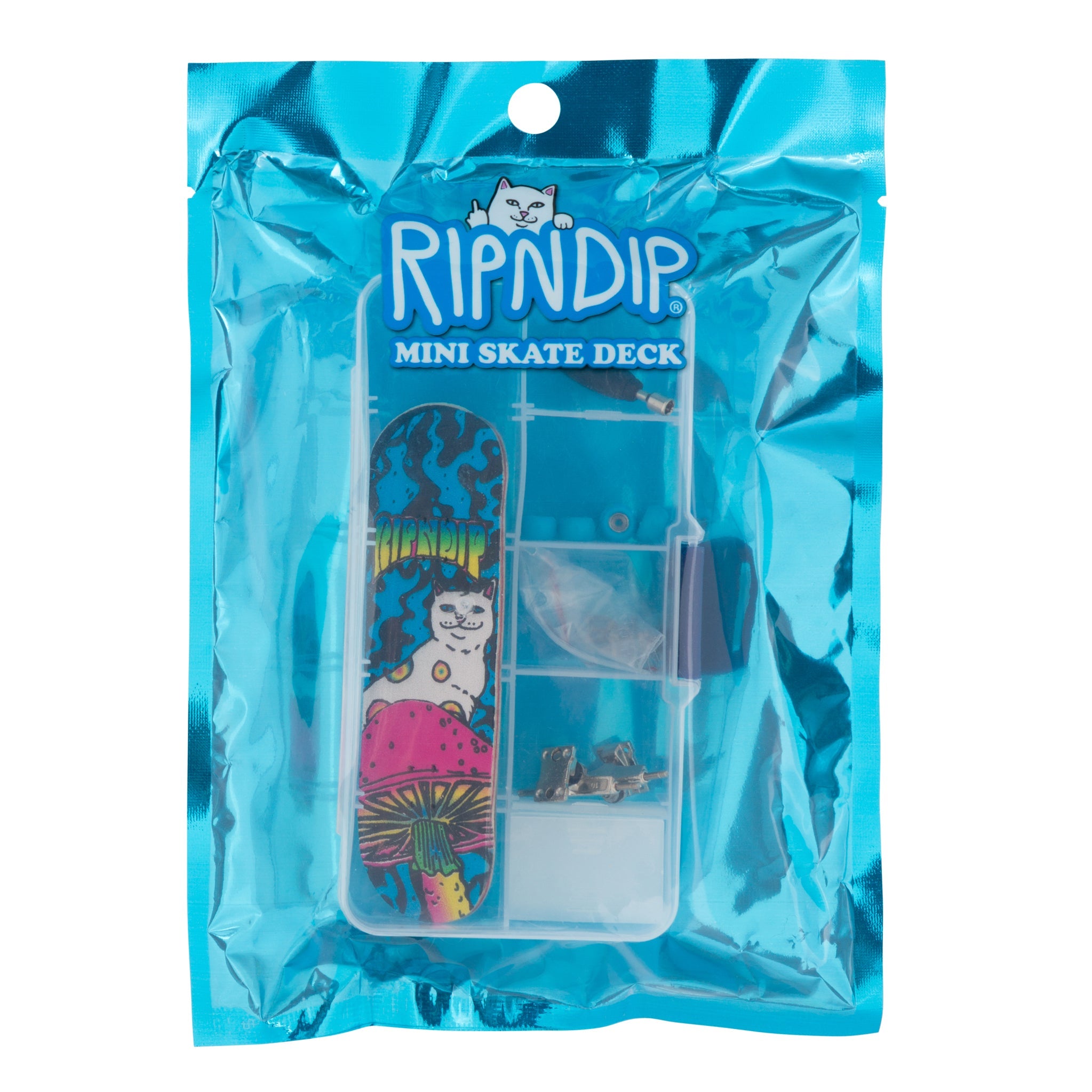 RIPNDIP Psychedelic Mini Skateboard (Multi)