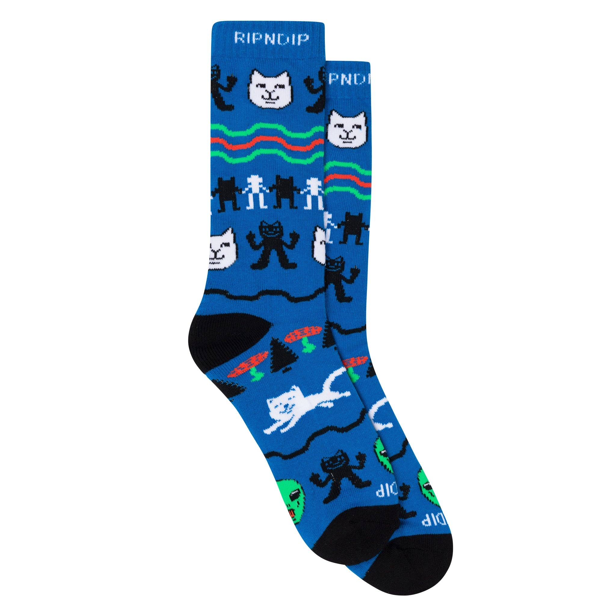 RIPNDIP Jolly Holiday Socks (Navy)