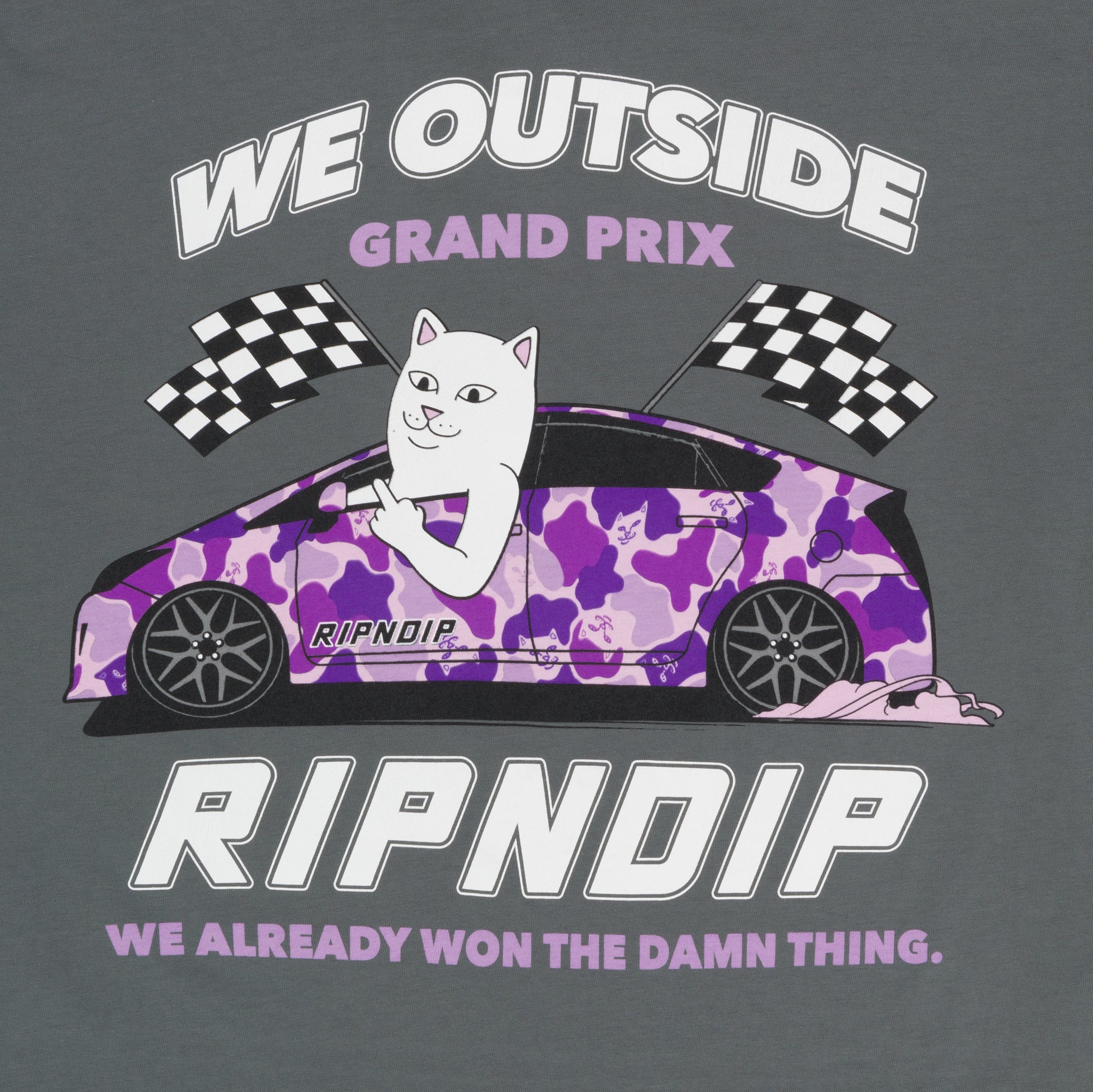 RIPNDIP Already Won Tee (Charcoal)